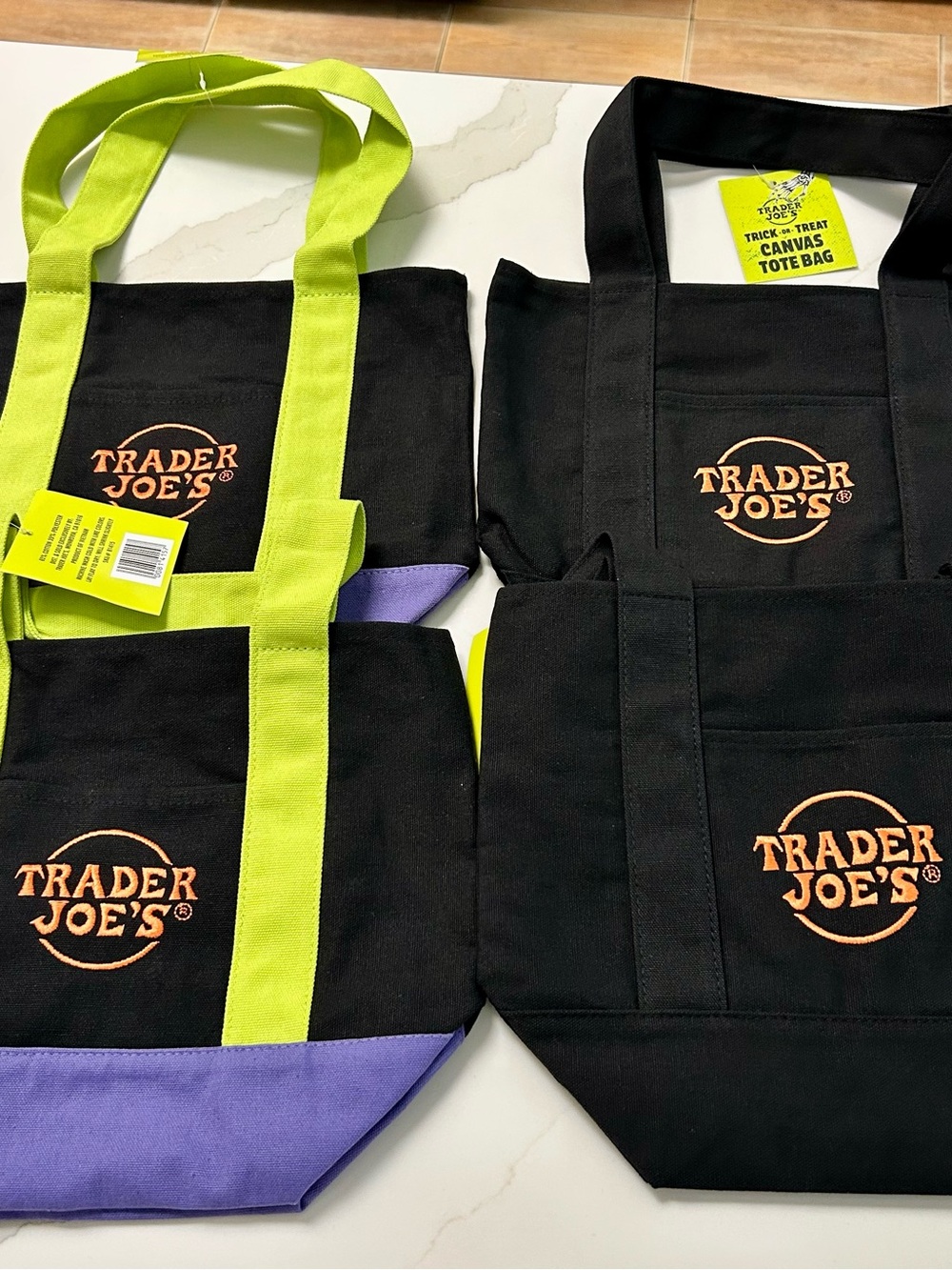 4 Trader Joe’s Halloween Totes NWT